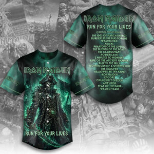 Iron Maiden World Tour 2026 Baseball Jersey - TMTHU8066