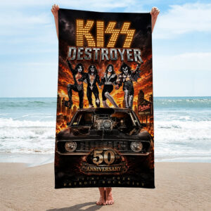 KISS Rectangle Beach Towel - TMTHU8550