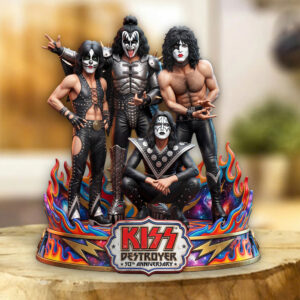 KISS Destroyer 50th Anniversary 2026 Custom Shape Acrylic Plaque - TMTHU8035