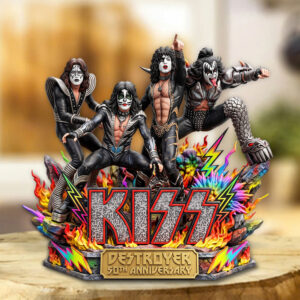 KISS Destroyer 50th Anniversary Custom Shape Acrylic Plaque - TMTHU8078