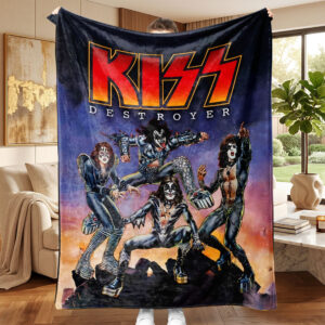 KISS Fleece Blanket - TMTHU7914