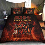 KISS Lovegun 50th Anniversary 3-Piece Duvet Bedding Set – TMTHU8027