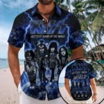 KISS Short Sleeve Button-Down Shirt – TMTHU8608
