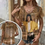 Michael Jackson 3D Women’s V-Neck T-Shirt – HOATT20343