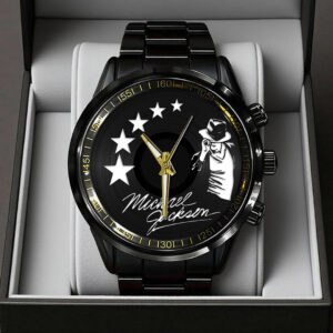 Michael Jackson Black Stainless Steel Watch - TANTN24888