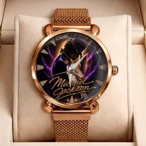 Michael Jackson Mesh Strap Quartz Watch - TMTHU8801