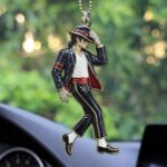 Michael Jackson Custom shape 2-sided Acrylic Car Ornament – HOATT20353