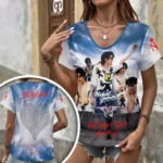 Michael Jackson 3D Women’s V-Neck T-Shirt – HOATT20586