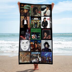 Michael Jackson Rectangle Beach Towel - HOATT20305
