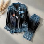 Michael Jackson Satin Pajama Set with Piping – HOATT19985