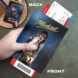 Michael Jackson Leather Passport Cover - HOATT20185