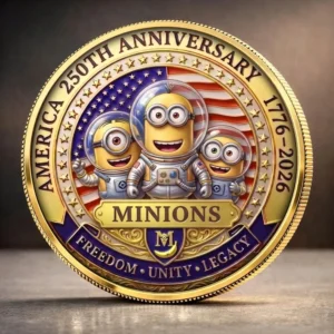 Minions & Monsters x America250 Commemorative Coin - TANTN25115