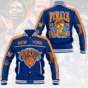 New York Knicks 2026 NBA Finals Champions Varsity Jacket - HOATT20428
