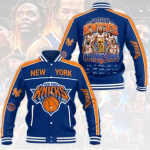 New York Knicks 2026 NBA Finals Champions Varsity Jacket - HOATT20429