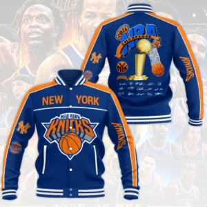 New York Knicks 2026 NBA Finals Champions Varsity Jacket - HOATT20501