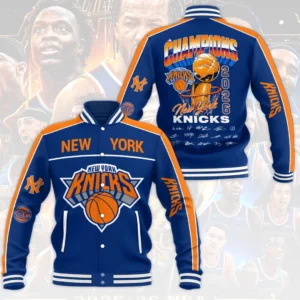 New York Knicks 2026 NBA Finals Champions Varsity Jacket - HOATT20502