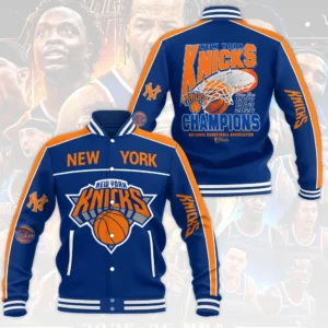 New York Knicks 2026 NBA Finals Champions Varsity Jacket - HOATT20375