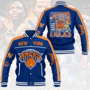 New York Knicks 2026 NBA Finals Champions Varsity Jacket - HOATT20384