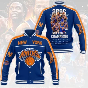 New York Knicks 2026 NBA Finals Champions Varsity Jacket - HOATT20385