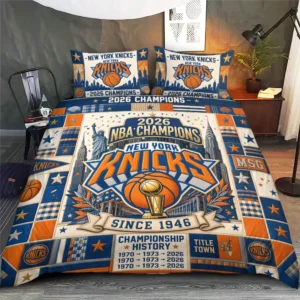 New York Knicks 3-Piece Duvet Bedding Set - TMTHU8805