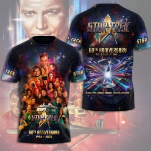 Star Trek 60th Anniversary 3D Apparel - TMTHU8791