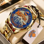 New York Knicks NBA Finals Champions 2026 Alloy Luxury Quartz Watch – TMTHU8914