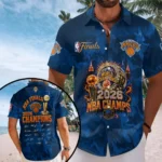 New York Knicks 2026 NBA Finals Champions Short Sleeve Button-Down Shirt – HOATT20715