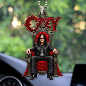 Ozzy Osbourne Custom shape 2-sided Acrylic Car Ornament - HOATT20220