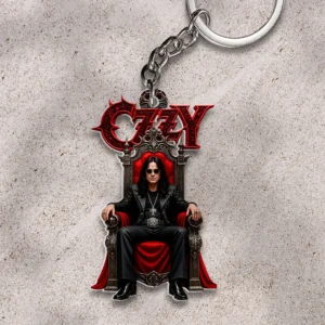 Ozzy Osbourne Custom Shape 2-sided Keychain - HOATT20374