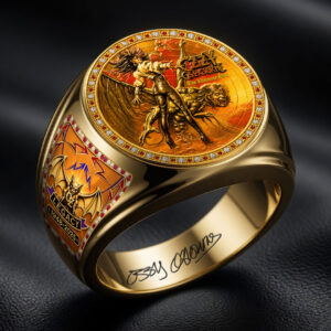 Ozzy Osbourne 3D Engraved Ring - HOATT20143