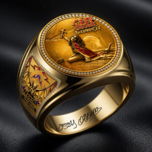 Ozzy Osbourne 3D Engraved Ring - HOATT20144