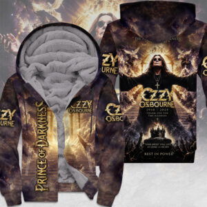 Ozzy Osbourne 3D Fleece Zip Hoodie - TMTHU7921