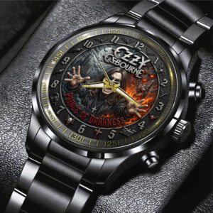 Ozzy Osbourne Black Stainless Steel Watch - TMTHU7947