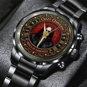 Ozzy Osbourne Black Stainless Steel Watch - TMTHU7948