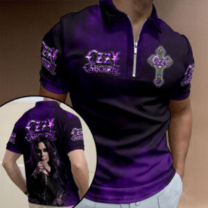 Ozzy Osbourne Zip Polo Shirt - HOATT20085