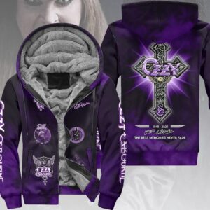 Ozzy Osbourne 3D Fleece Zip Hoodie - HOATT20022