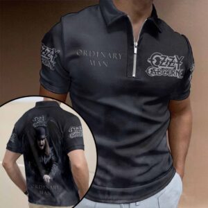 Ozzy Osbourne Zip Polo Shirt - HOATT20086