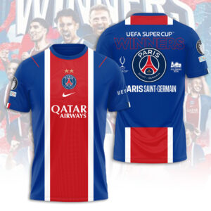 Paris Saint-Germain 2026 UEFA Super Cup Winners 3D Apparel - TANTN24891