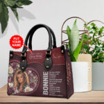Personalized Bonnie Tyler Leather HandBag – TMTHU8119