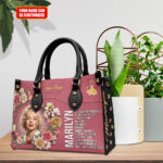 Personalized Marilyn Monroe Leather HandBag – TMTHU8062