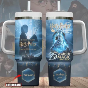 Personalized Harry Potter 25th Anniversary 40oz Tumbler - HOATT20326