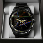 Pink Floyd Black Stainless Steel Watch – TANTN24873