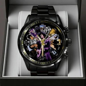 Prince Black Stainless Steel Watch - TANTN25157