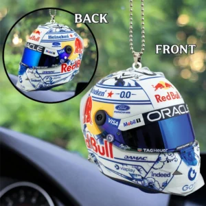 Red Bull Racing x Max Verstappen Custom shape 2-sided Acrylic Car Ornament - TANTN24966