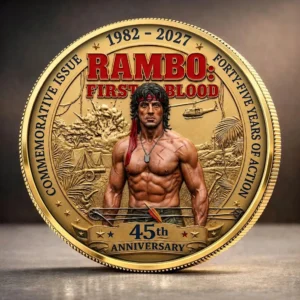 Rambo First Blood 45th Anniversary Commemorative Coin - TANTN25117