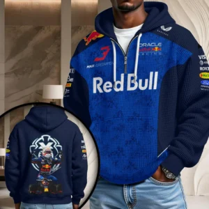 Red Bull Racing x Max Verstappen 3D Unisex Waffle Hoodie - HOATT20662