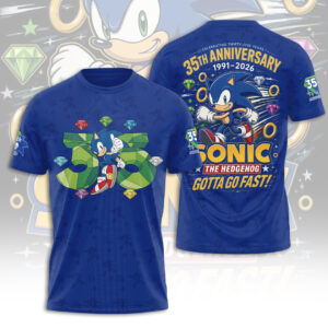 Sonic the Hedgehog 35th Anniversary 3D Apparel - GNE8021