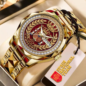Spain National Team 2026 FIFA World Cup Champions Alloy Luxury Quartz Watch - TMTHU7885