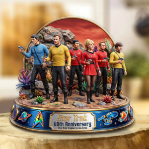 Star Trek 60th Anniversary Custom Shape Acrylic Plaque - TMTHU7949