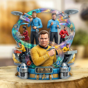 Star Trek 60th Anniversary 2026 Custom Shape Acrylic Plaque - TMTHU8544